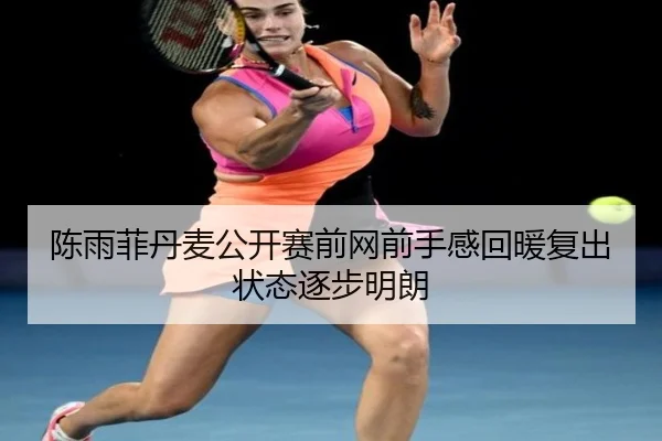 陈雨菲丹麦公开赛前网前手感回暖复出状态逐步明朗